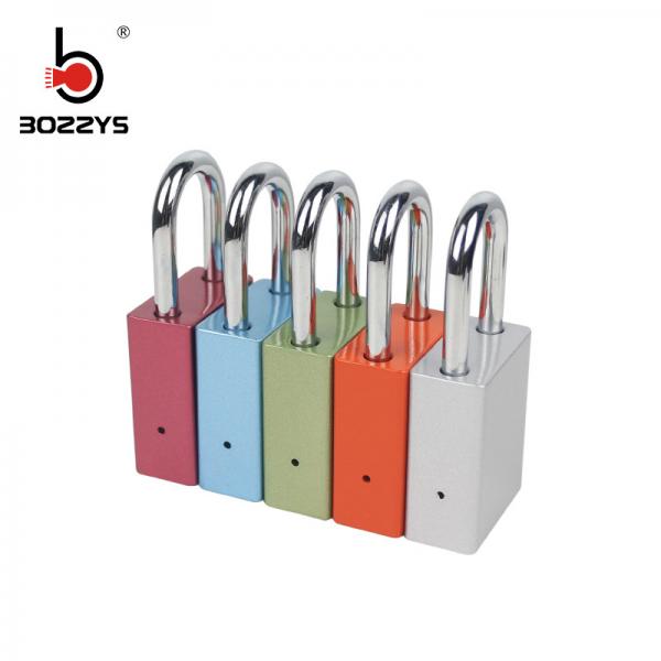 Quality OEM Supported Aluminum Padlock Custom Laser Printing With Auto Popup Function for sale
