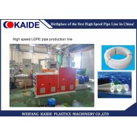China High Speed LDPE Pipe Making Machine 12m/Min 20m/Min 30m/Min ISO Approved factory