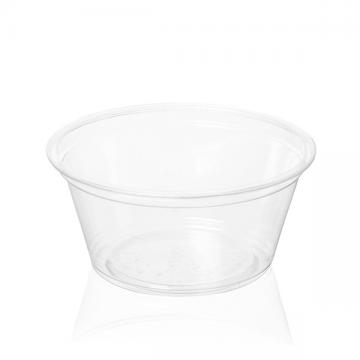 Quality 3.25oz 100ml PET Sauce Cup Disposable Plastic Portion Cups for sale