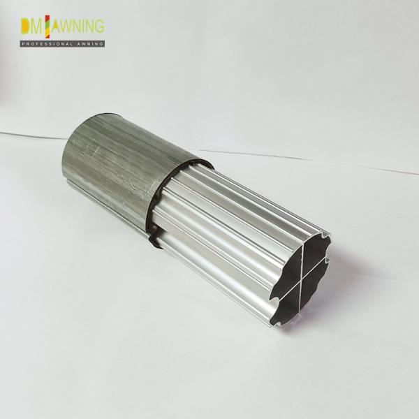 Quality 70mm Joint Aluminum Awning Roller Tube Pipe Awning Parts for sale