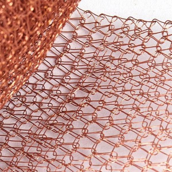 Quality Knitting 10m Copper Cleaning Mesh High Strength For Kitchenware for sale
