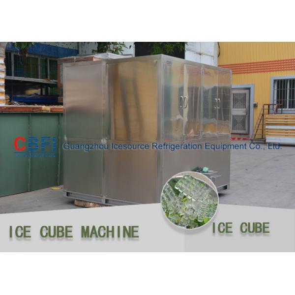 Quality 1 Ton Per Day Ice Cube Machine with stainless steel 304 material for sale