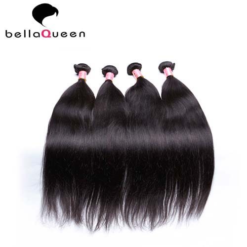 Quality No Shedding Natural Black Silky Straight In European Virgin Human Hair For Beauty for sale