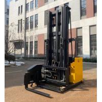 China 1.5 Tons Narrow Channels Pallet Stacker Electric Forklift Stacker Fork Rotation Angle 180 Degree factory