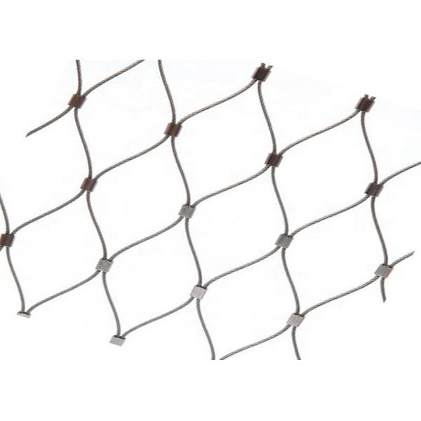 Quality Light Weight Network 2.4mm Stainless Steel Wire Rope Mesh for sale