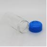 China Durable Clear Plastic Cylinder / 300g Salt Or Sugar Powder Shaker Lid Flip Top Plastic Jar factory