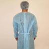 China Long Sleeves Disposable Surgical Gown  Blue  / Green  Non Woven Fabric factory