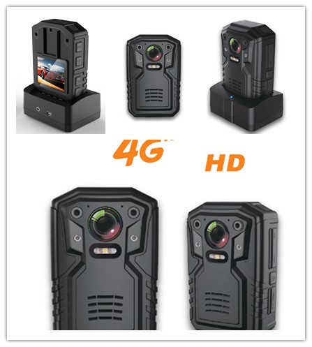 Quality Built - In GPS 4G Body Worn Camera Micro SD Storage With 170 Degrees Wide Angle for sale
