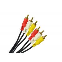China Round Special Cables RCA Video Cable 2 RCA 3 RCA Cable 2R / 3R For CCTV Cameras factory