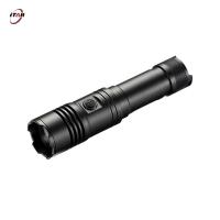 China Rechargeable 2500 Lumen Portable LED Flashlight With USB C Port factory