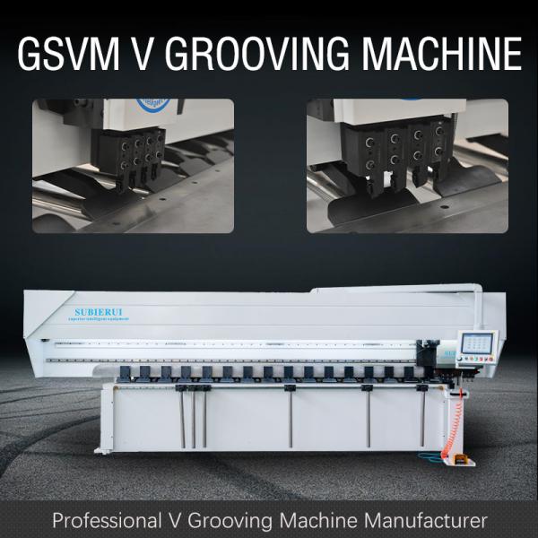 Quality High Speed Aluminium Sheet Grooving Machine V Metal Grooving Machine Elevator for sale