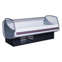 Quality Butcher Serve Over Counter Display Fridge Fresh Meat Display Chiller High Energy Efficiency for sale