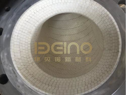 Quality Power Plant Ceramic Patch Pipe High Hardness Alumina Ceramic Patch Pipe for Power Plant Conveying Systems for sale