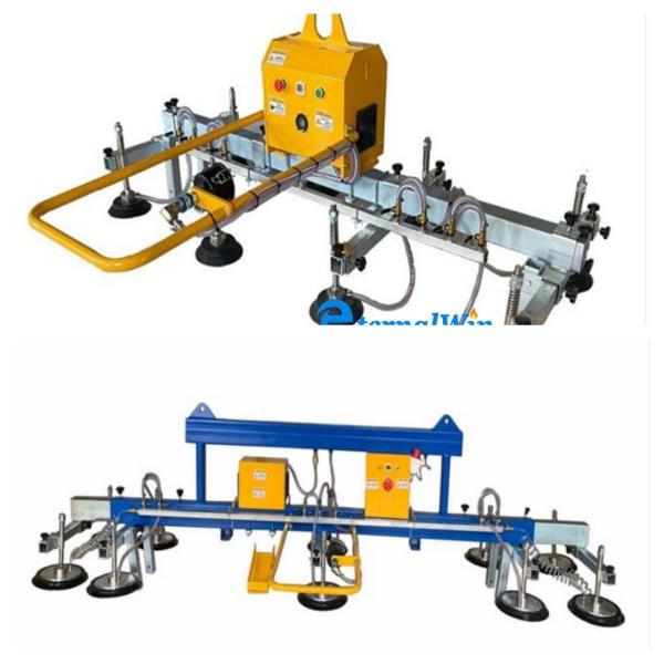 Quality Remote Electric Rotating Lift Crane Machine CE Sheet Glass Vacuum Lifter 600kg 1000kg for sale