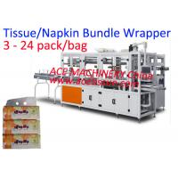 Quality Full Auto Napkin Paper Packing Machine 3 - 48 Bag/Bundle For Hand Towel for sale