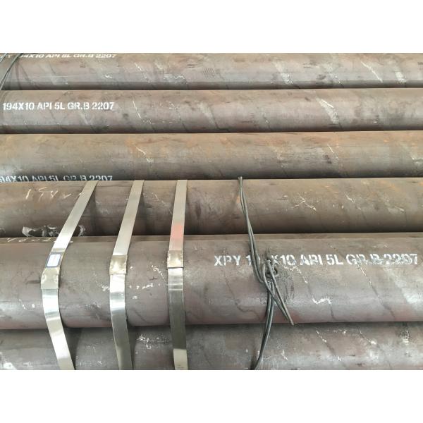 Quality Round Astm A53 B Carbon Steel Pipes , Seamless Boiler Tubes SCH 80 SCH 100 for sale