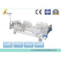 Quality Hospital Electric Bed 5 Funtion ABS Guardrails ICU Bed With Brake Wheel (ALS for sale
