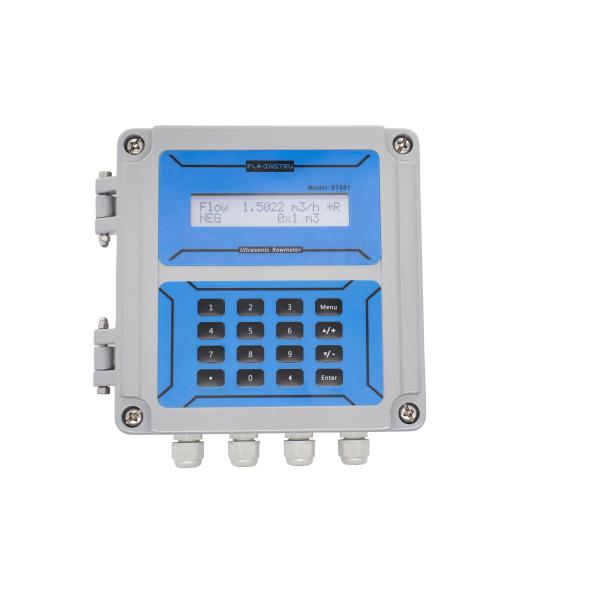 Quality IP68 Hydrological Detection Clamp On Ultrasonic Flow Meter PVC for sale