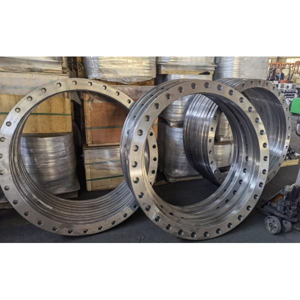 Quality Anti Rust Oil AWWA C207-07 Hubbed Slip On Flange ISO9001 PED 2000 for sale