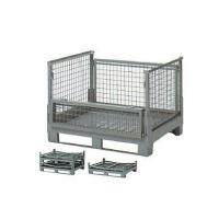 China Industrial Collapsible Welded Steel Wire Mesh Pallet Cage for Sale factory