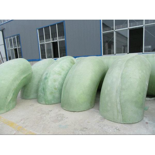 Quality large FRP Hand Lay Up Handmade fiberglass elbows for Water Discharge for sale