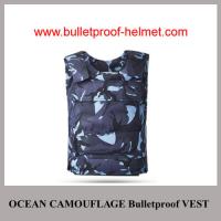 China Wholesale Cheap China NIJ Army Ocean Camouflage Military Police Bulletproof Vest factory