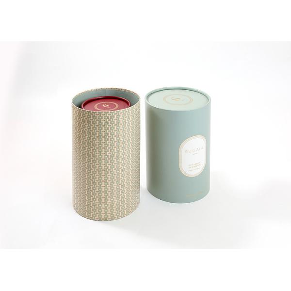 Quality Beauty Cylindrical Paper Tube Box Round Recyclable With Silk for sale