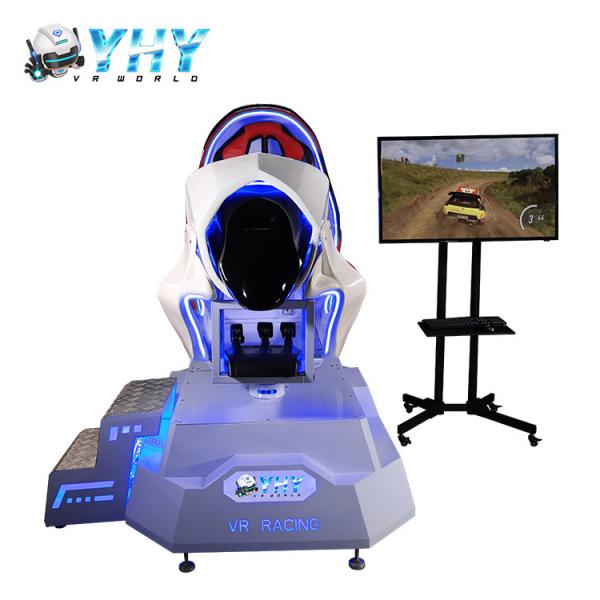 Quality 220V VR Racing Car Simulator Games Coin Operated For Kids And Adult for sale