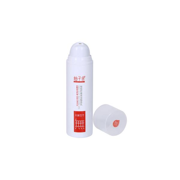 Quality Round PP airless bottle 15ml 30ml 50ml cosmetic pump bottles for sale