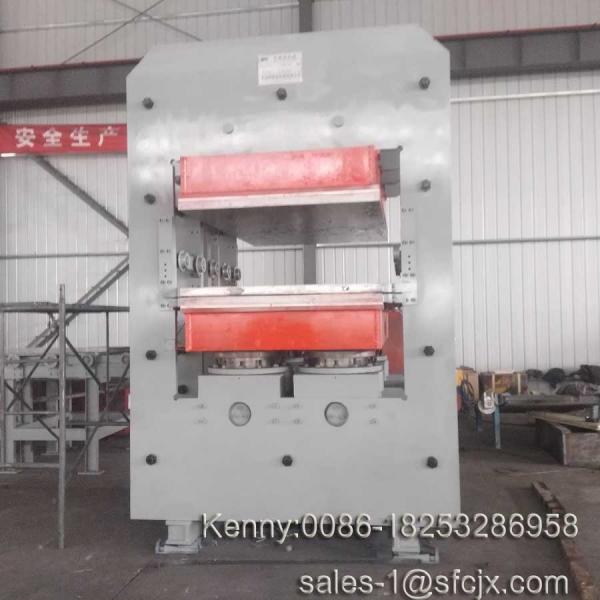 Quality 1000 tons Hydraulic Rubber Platen Vulcanizing Press with 1200mm Heating Plate for sale