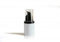 China Shiny White Liquid Foundation Bottle / Facial Beauty Product PP Airless Bottle factory