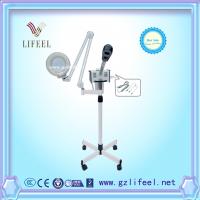 China 3 in 1 portable facial steamer with magnifying lamp with stand for home use salon use factory