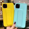 China 2 In 1 Candy Colour Phone Case Shockproof TPU Material Finger Grip Stand factory