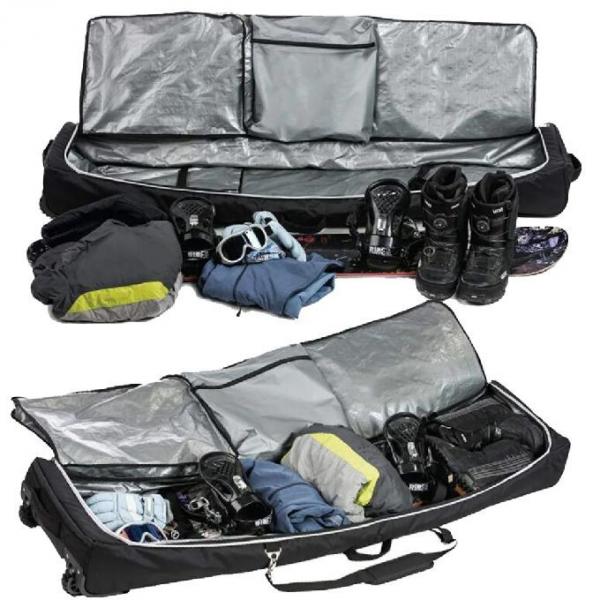 Quality Waterproof Polyester Snowboard Travel Bags With Wheels for sale