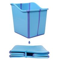 China Foldable Portable Bath Tub for Kids Blue for sale
