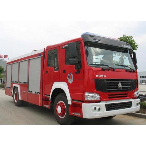 Quality Water Tank Emergency Fire Department Trucks 12CBM LHD 290HP With Anti Slip for sale