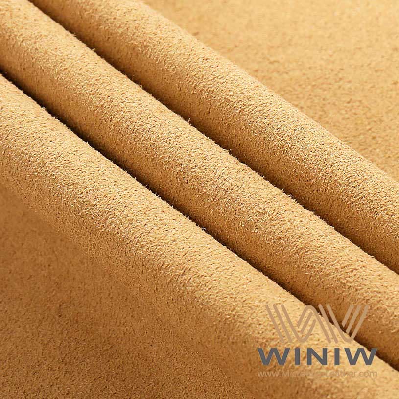 1.2mm anti-scratch suede microfiber backing synthetic faux leather for Bags Vegan Lather