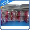 China Exciting Half Transparent Inflatable Bubble Ball Suit For Football Soccer Game factory