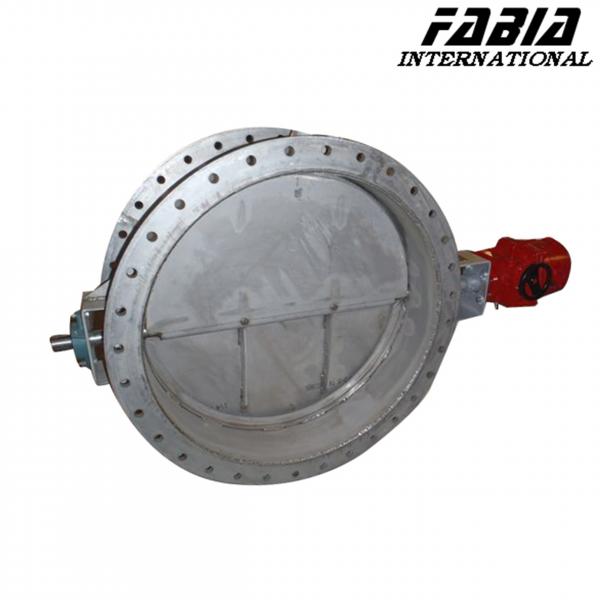 Quality 4 Inch 6 3 Stainless Steel Butterfly Valve Electric  Flanged for sale