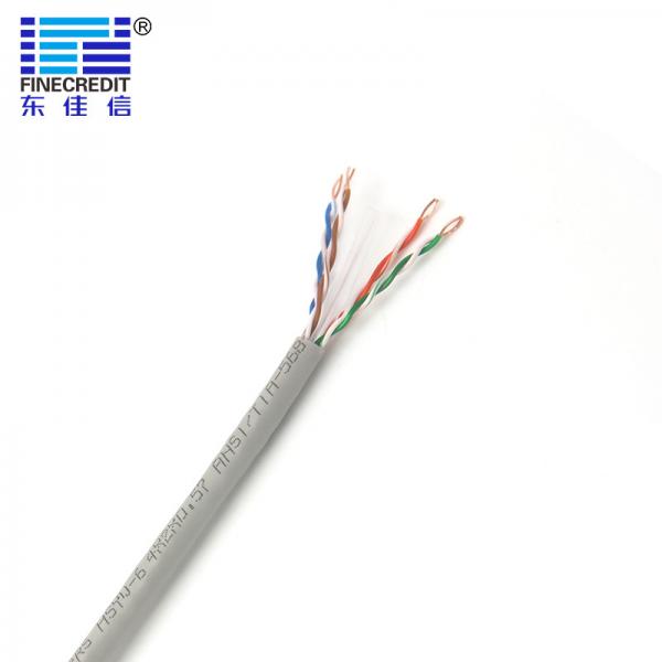Quality CAT6 UTP Computer Twisted Pair Network Cable 4 Pair Communication Use for sale