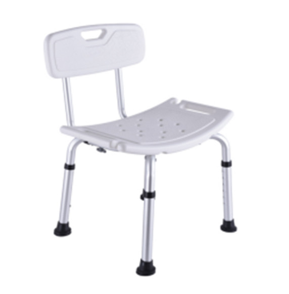 China Six Suction Cup Non-Slip Foot Pad Height Adjustable Shower Chair Bath Bench factory