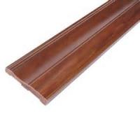 China Wooden Look Foam PVC Trim Board , Vinyl Cabinet Skirting Board factory