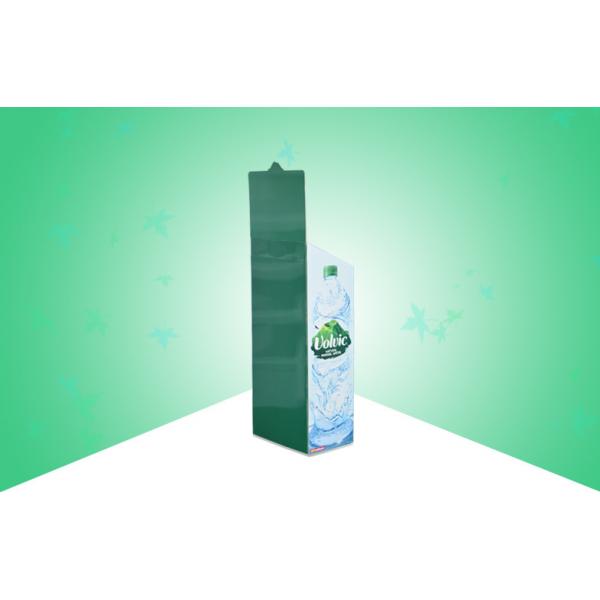Quality Green Pop Cardboard Display For Bottled Pure Water , Stand Up Cardboard Display for sale