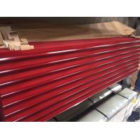 China Structural 76mm Pre Painted Corrugated Roofing Sheet GI Corrugated Sheet Matt Finishing factory
