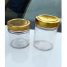 China 50g,100g,120g,200g and 250gram high transparent glass caviar jar with metal screw lid factory
