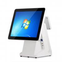 China Intel Atom D525 Industrial Touch POS Terminal With 15 And 12 Dual Screens factory