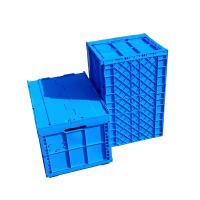 China Durable Stackable Reusable Plastic Crate for Storing Vegetables and Fruits PE Material factory