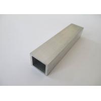 China Sliver Seamless Square Polished Aluminum Pipe For Clean Room / Gym Equipment for sale