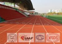 Buy cheap Stadium Indoor / Outdoor Synthetic Running Track Surface Anti Peel Anti Cracking from wholesalers