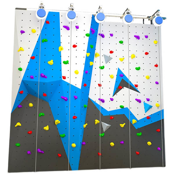 Quality Artificial Auto Belay Climbing Wall Resin Material For Amusement Park for sale